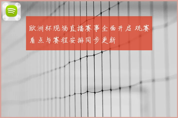 欧洲杯现场直播赛事全面开启 观赛看点与赛程安排同步更新